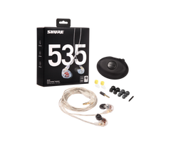 Shure SE535 - In-Ear Høretelefoner (Clear)