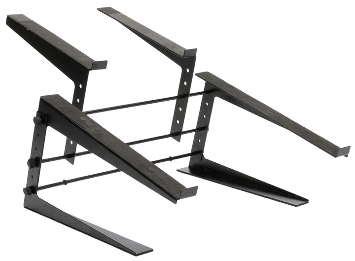 Ibiza Dual Dj bærbar PC og skjermstativ (SLAP190)