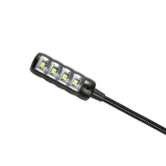 Adam Hall Stands SLED 1 ULTRA BNC - BNC-svanehalslampe med 4 COB-LED'er