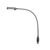 Adam Hall Stands SLED 1 ULTRA USB - svanehalslampe, USB-plugg, 4 COB-LED’er