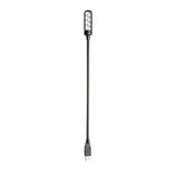 Adam Hall Stands SLED 1 ULTRA USB - svanehalslampe, USB-plugg, 4 COB-LED’er