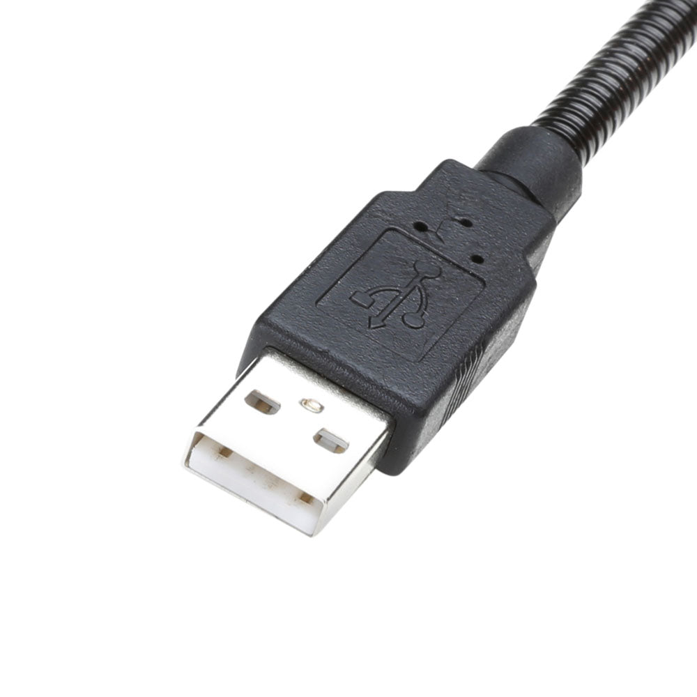 Adam Hall Stands SLED 1 ULTRA USB - svanehalslampe, USB-plugg, 4 COB-LED’er