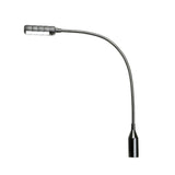Adam Hall Stands SLED 1 ULTRA XLR 3 - 3-polet XLR-svanehalslampe med 4 COB-LED'er