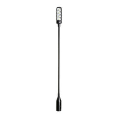 Adam Hall Stands SLED 1 ULTRA XLR 3 - 3-polet XLR-svanehalslampe med 4 COB-LED'er