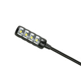 Adam Hall Stands SLED 1 ULTRA XLR 3 - 3-polet XLR-svanehalslampe med 4 COB-LED'er