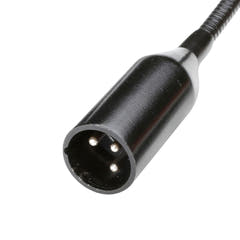Adam Hall Stands SLED 1 ULTRA XLR 3 - 3-polet XLR-svanehalslampe med 4 COB-LED'er