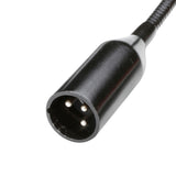Adam Hall Stands SLED 1 ULTRA XLR 3 - 3-polet XLR-svanehalslampe med 4 COB-LED'er