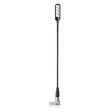 Adam Hall Stands SLED 1 ULTRA XLR 4 A - Vinklet 4-polet XLR-svanehalslampe med 4 COB-LED'er
