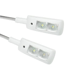 Adam Hall Stands SLED 2 PRO W - LED-lys for nodestativ, hvit