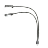 Adam Hall Stands SLED 2 ULTRA USB - LED-lampe med dobbel svanehals og USB-plugg