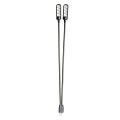 Adam Hall Stands SLED 2 ULTRA USB - LED-lampe med dobbel svanehals og USB-plugg
