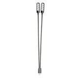 Adam Hall Stands SLED 2 ULTRA USB - LED-lampe med dobbel svanehals og USB-plugg