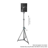 Adam Hall Stands SLS 36 TV 28 - Adapter fra 28 mm (TV-spigot) til 35 mm