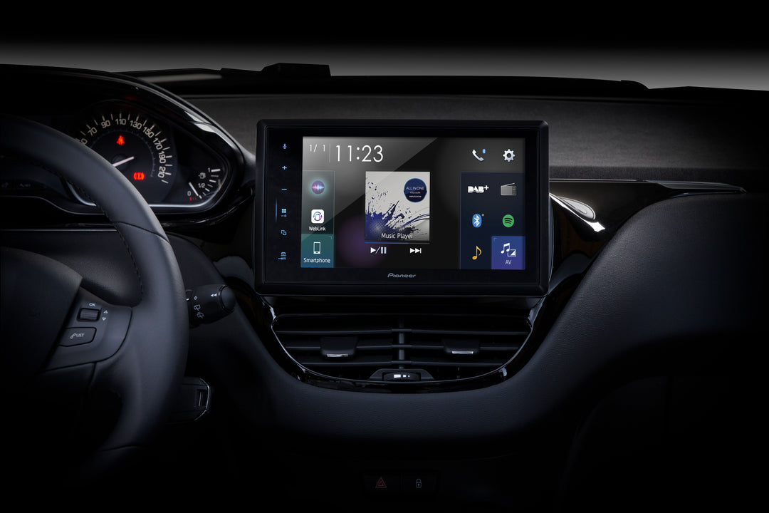 Pioneer SPH-EVO82DAB-208 Apple CarPlay til Peugeot 208/2008