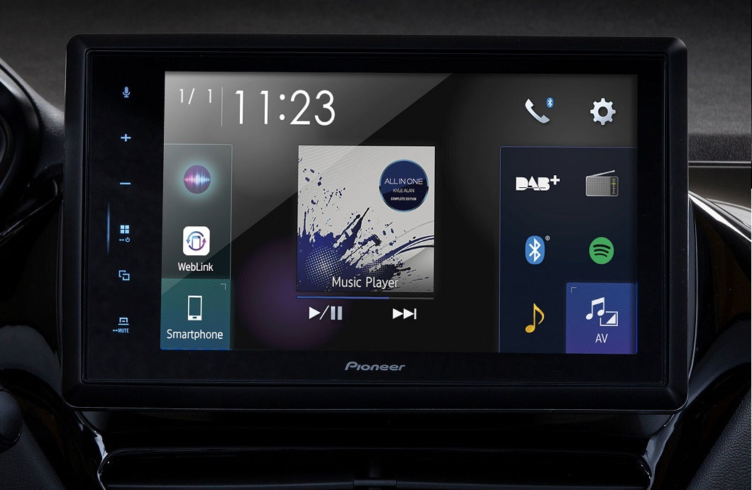 Pioneer SPH-EVO82DAB-208 Apple CarPlay til Peugeot 208/2008