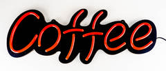 Neonskilt "Kaffe" (60 cm)