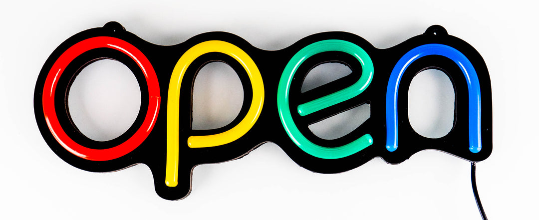 Neonskilt "Åpen" (39 cm)