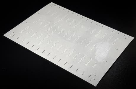 Klistremerkeark (Stikkpaneler, Trådløse Systemer, Mixere & DJs)