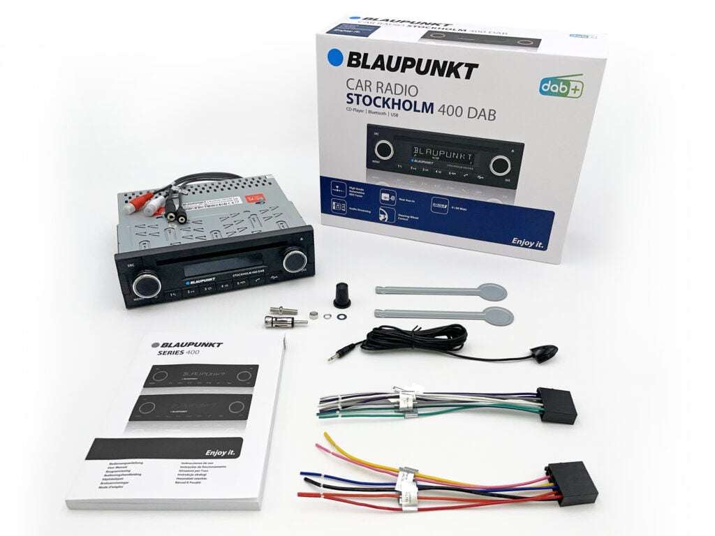 Blaupunkt Stockholm 400 Bilradio med DAB, FM og Bluetooth