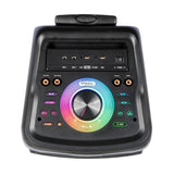 IBIZA festhøyttaler m. lys og karaoke-funksjon