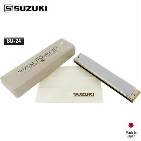 Suzuki oktav tremolo munnspill - SU-24 octave