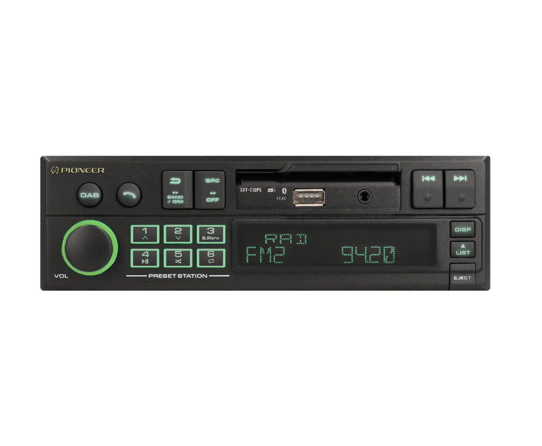 Pioneer SXT-C10PS Retro Bilradio med DAB+ og Bluetooth