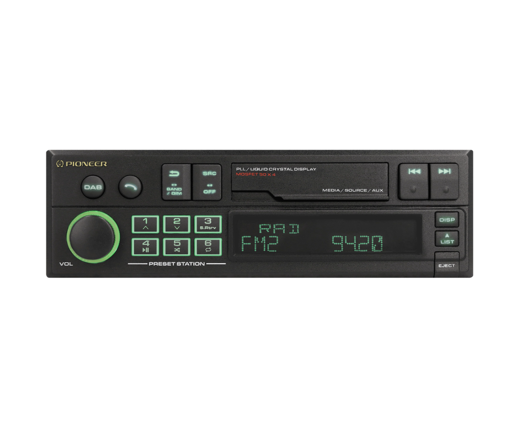 Pioneer SXT-C10PS Retro Bilradio med DAB+ og Bluetooth