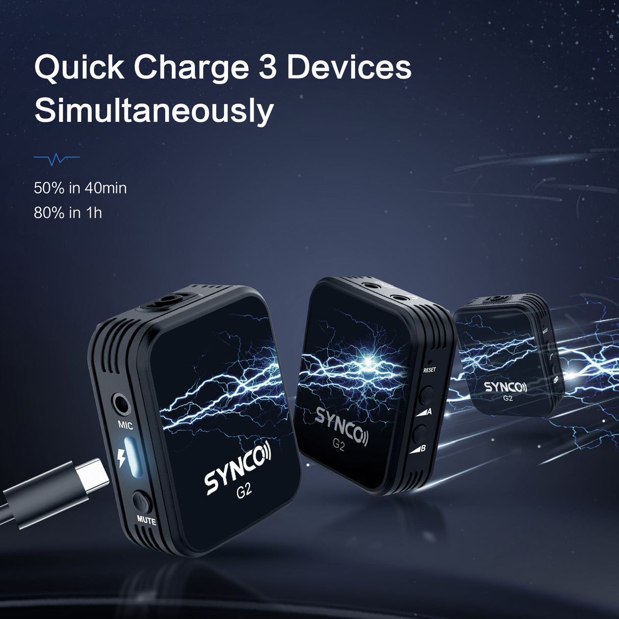 Synco WAir G2 wireless mikrofonsystem display m/2 mikrofoner