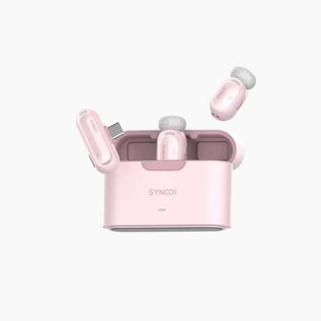 Synco Smic trådløst mikrofonsett til USB-C, rosa