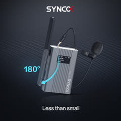 Synco trådløst mikrofonsystem 2 TX / 1 RX UHF 525 MHz-539.7 MHz