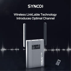Synco trådløst mikrofonsett 1 TX / 1 RX UHF 525 MHz-539.7 MHz