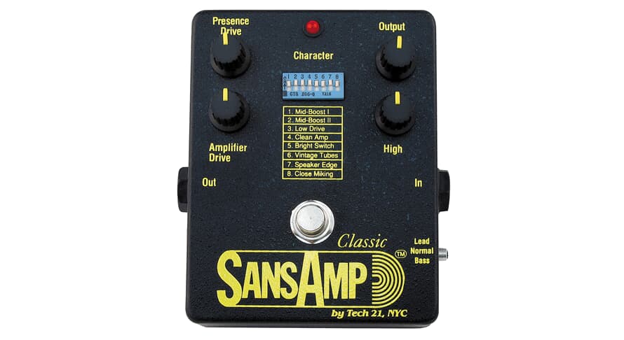 Tech 21 SansAmp Classic forforsterker, nyutgivelse