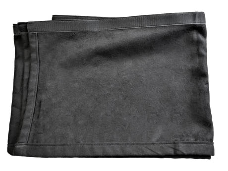 Molton med borrelås (6m x 60cm, Svart)