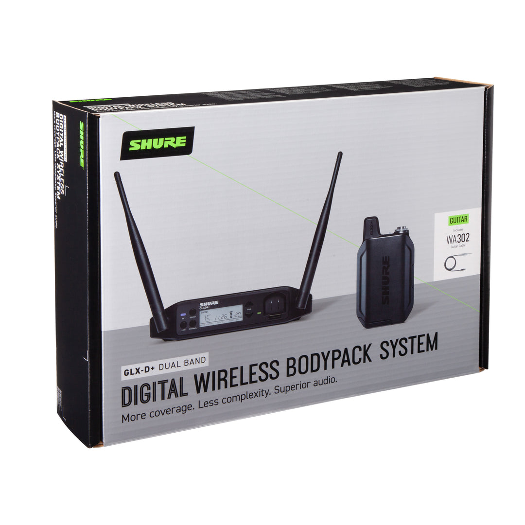 Shure GLXD14+ trådløst system (bodypack)