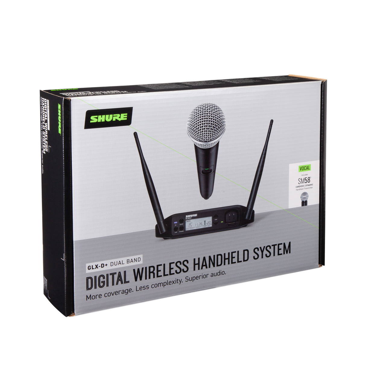 Shure GLXD24+ SM58 trådløst mikrofonsystem