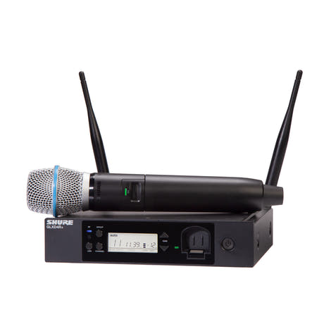 Shure GLXD24R+ BETA87A trådløst mikrofonstativsystem