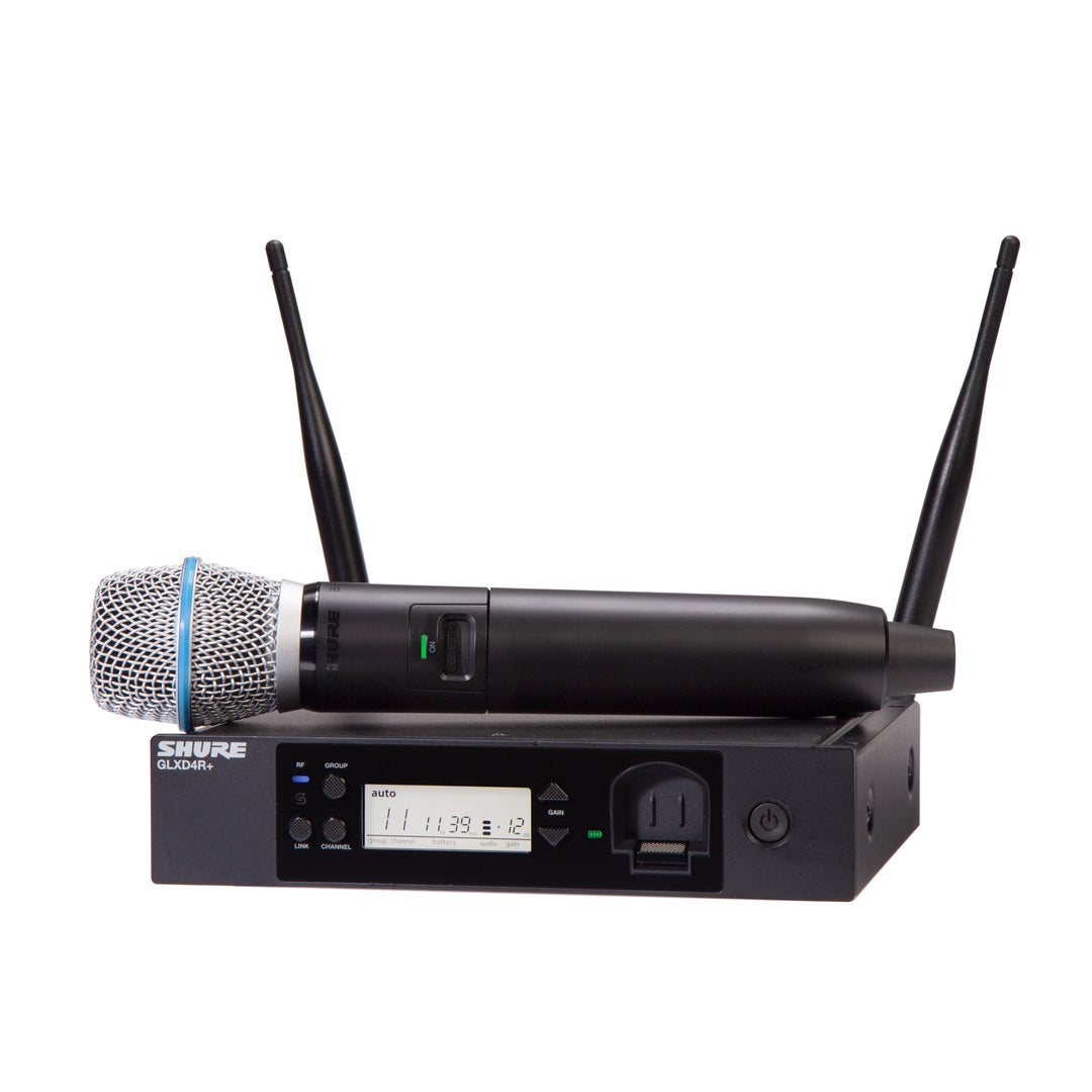 Shure GLXD24R+ BETA87A trådløst mikrofonstativsystem