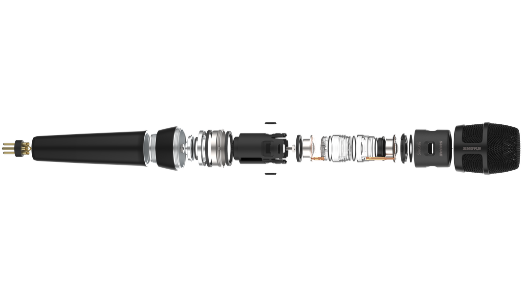 Shure NXN8/C Nexadyne dynamisk mikrofon (nyre, svart)