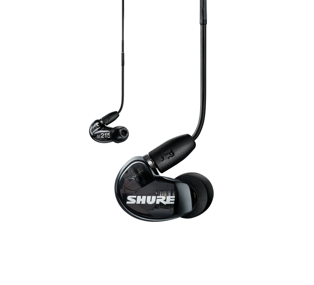 Shure SE215 øretelefoner (svarte)