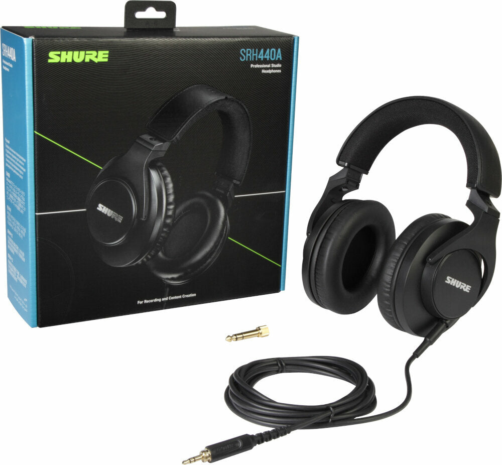 Shure SRH440A-EFS Studio-hodetelefoner (svarte)