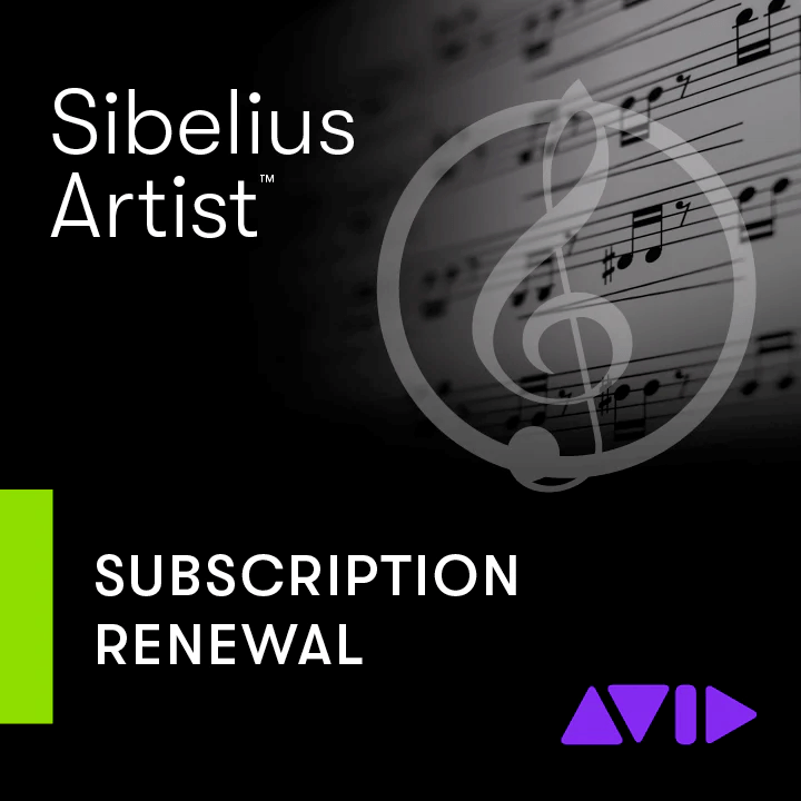Sibelius Artist-abonnement FORNYELSE