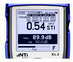 NTI XL 2 STIPA håndholdt lyd- og akustisk analysator
