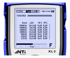 NTI XL 2 STIPA håndholdt lyd- og akustisk analysator