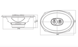 JBL CLUB 9632 (255W, 6"x9")
