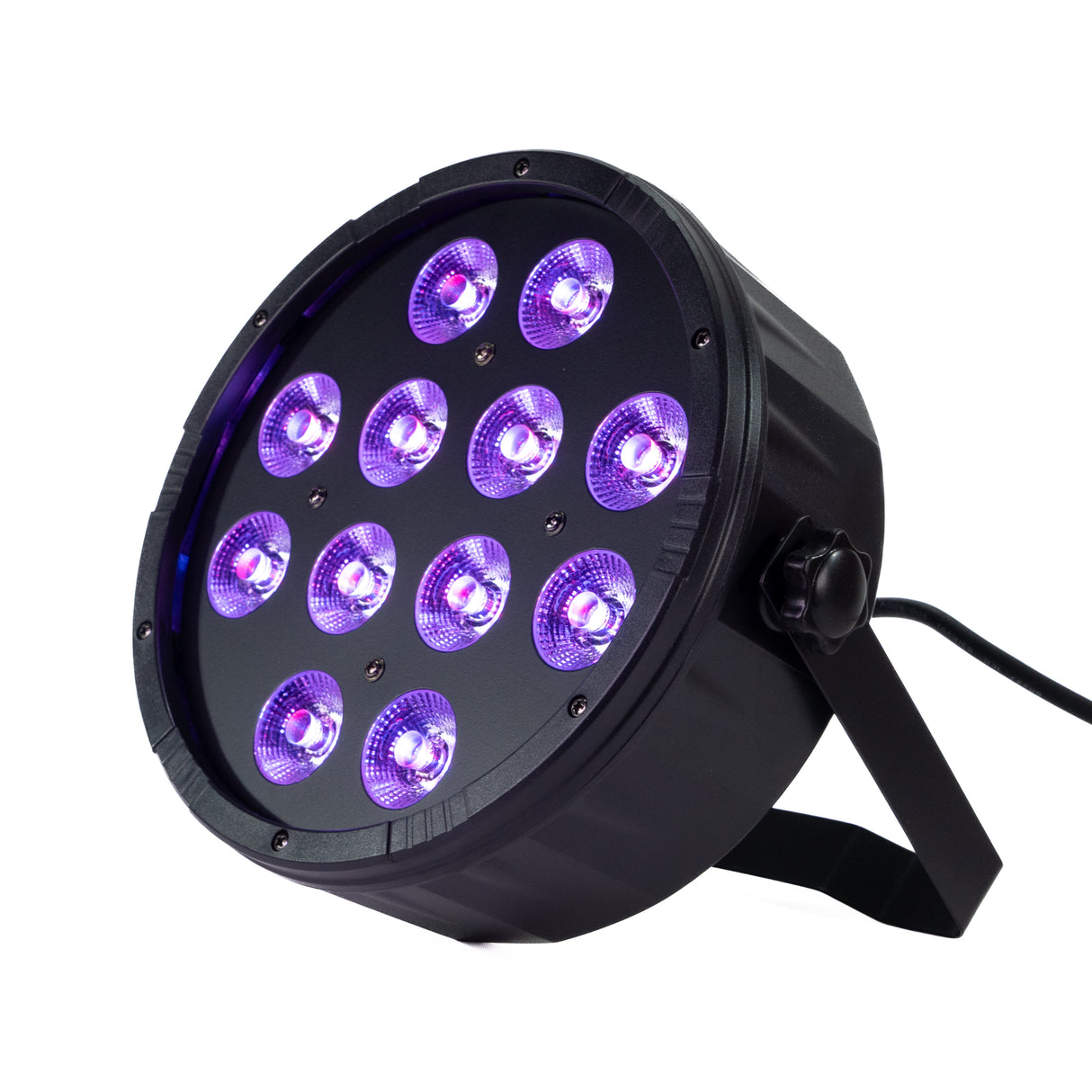 Marconi Polaris 12x12W RGBW Parlampe 8 stk. Bundle med bag.