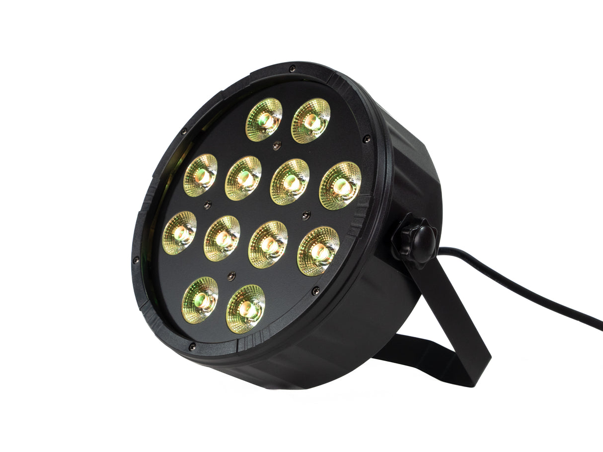 Marconi Polaris 12x12W RGBW Parlampe 8 stk. Bundle med bag.