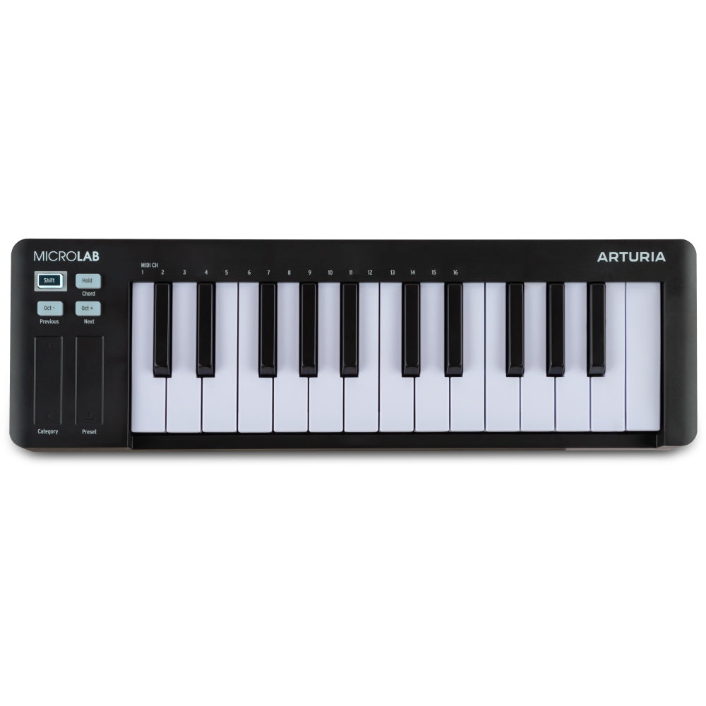 Arturia MicroLab mk3 MIDI-tastatur (Svart)