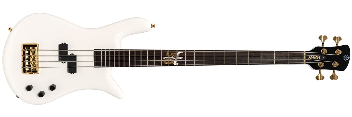 Spector Euro 4, 50-årsjubileum Ian Hill signaturmodell, Hvit