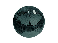 Sort Diskokule (15 cm)