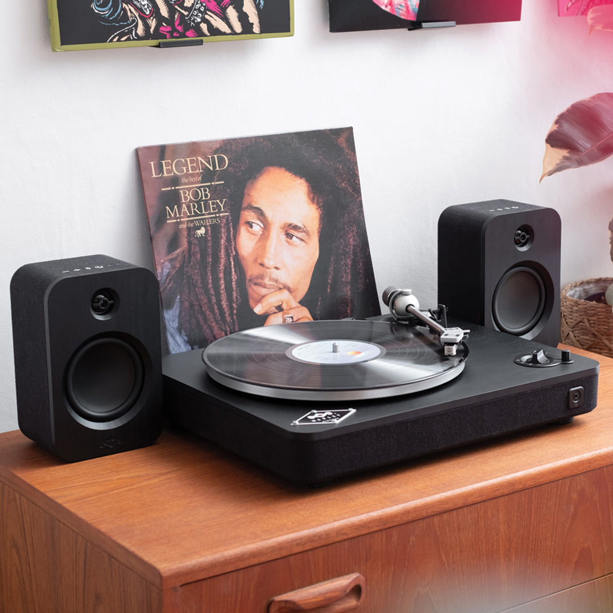 MARLEY DUO Bluetooth Høyttalersett (Svart)